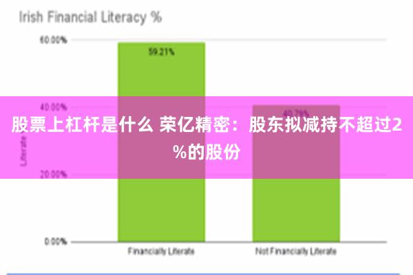 股票上杠杆是什么 荣亿精密：股东拟减持不超过2%的股份